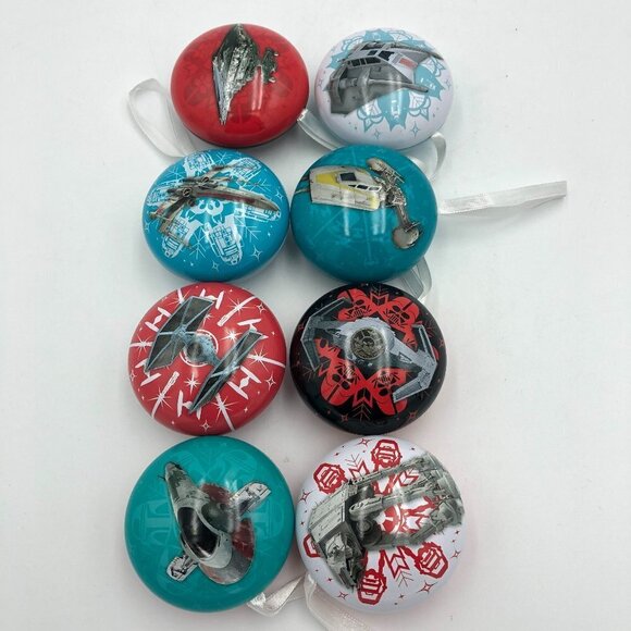 Star Wars Christmas Fillable Ornaments Set Of 8 - Picture 1 of 7